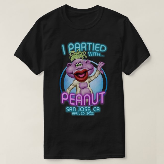 Peanut San Jose, CA (2022) Pullover T Shirt (Design framsida)