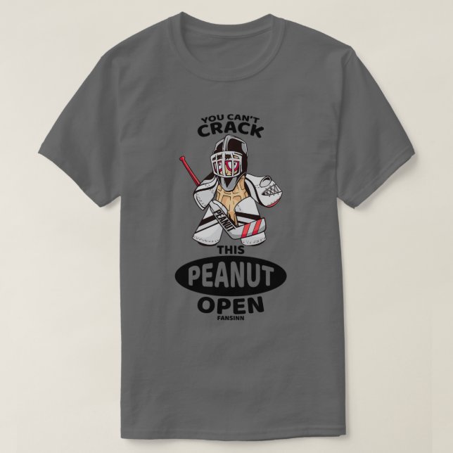 Peanut spelar ishockey t shirt (Design framsida)