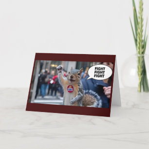 Peanut Squirrel Konservativet Jul Kort