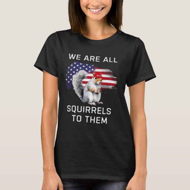 Peanut the Squirrel - Justice for Peanut Mega Pean T Shirt (Framsida)