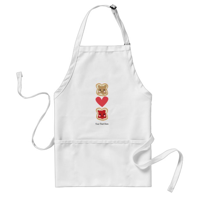 PeanutButter & gelé (customizable0 Förkläde (Framsidan)