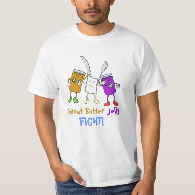 PeanutButterJellyFight T-shirt (Framsida)