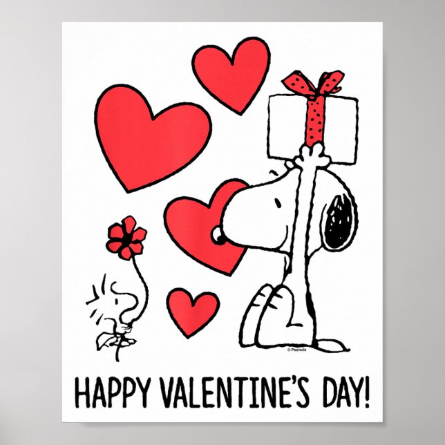 Peanuts - And Happy Valentines Day Hearts  Poster (Framsidan)