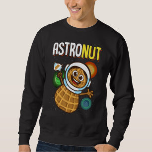 Peanuts Astronaut Pun Astronut Astronut Peanuts Pu Lång Ärmad Tröja