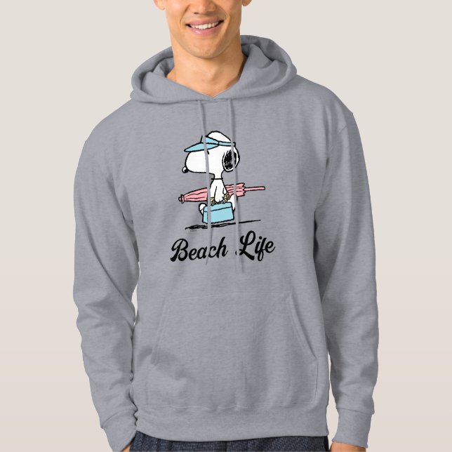 PEANUTS | Beach Bum Snoopy Hoodie (Framsida)