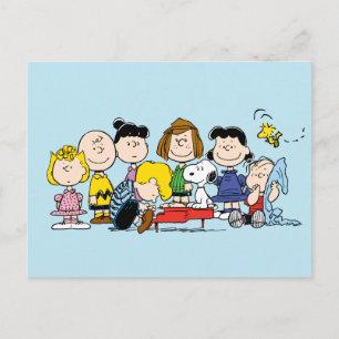 Peanuts   Charlie Brown och gänget Vykort