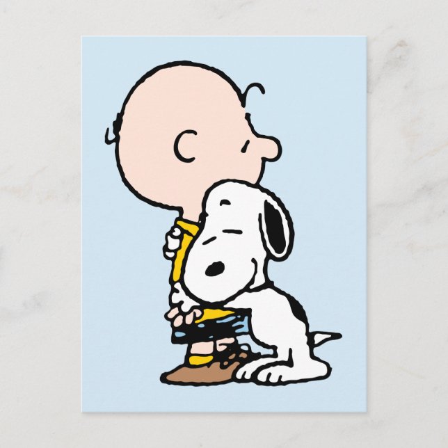 Peanuts | Charlie Brown & Snoopy Kram Vykort (Framsida)