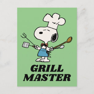 Peanuts Chef Snoopy Vykort
