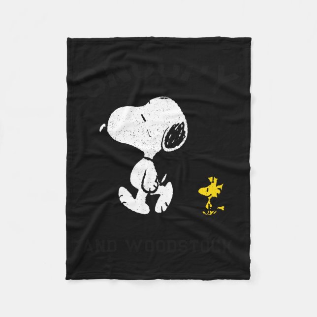 Peanuts Est 1950 Småbarns T Shirt  Fleecefilt (Framsidan)