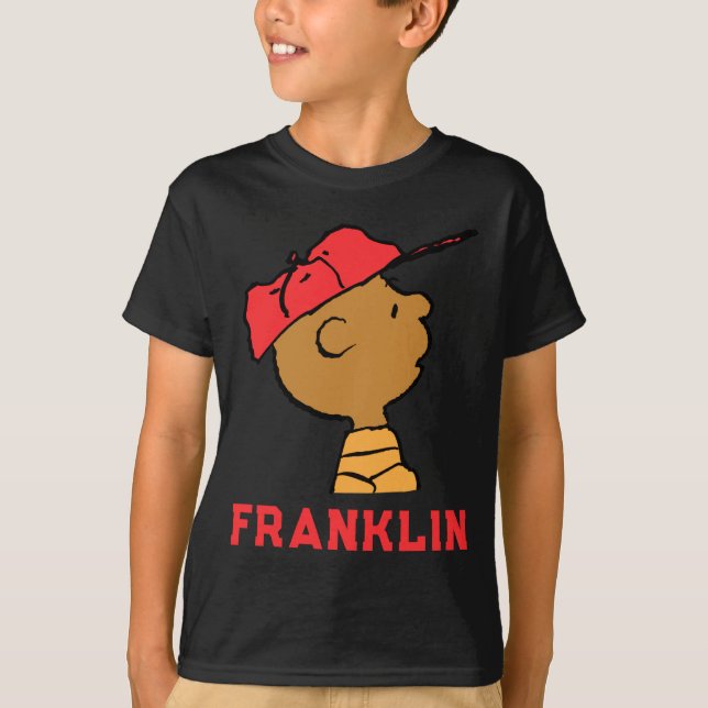 Peanuts Franklin Basebollmössa T-Shirt  (Framsida)