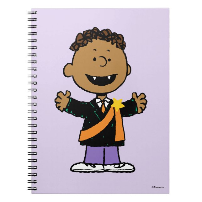 Peanuts | Franklin Halloween-vampyr Anteckningsbok (Framsidan)