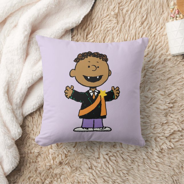 Peanuts | Franklin Halloween-vampyr Kudde (Filt)