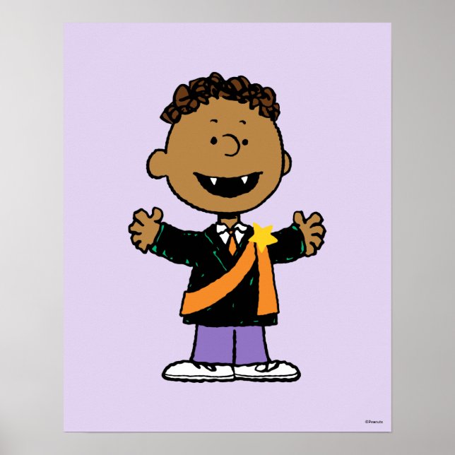 Peanuts | Franklin Halloween-vampyr Poster (Framsidan)