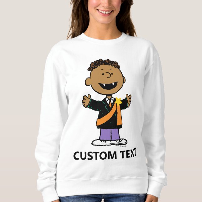 Peanuts | Franklin Halloween-vampyr T Shirt (Framsida)