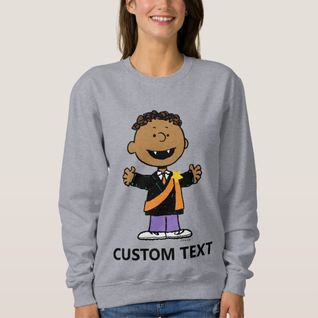 Peanuts | Franklin Halloween-vampyr T Shirt (Framsida)