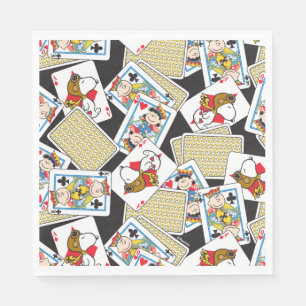 Peanuts Gang Card Deck Mönster Pappersservett