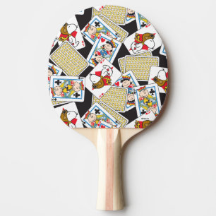 Peanuts Gang Card Deck Mönster Pingisracket
