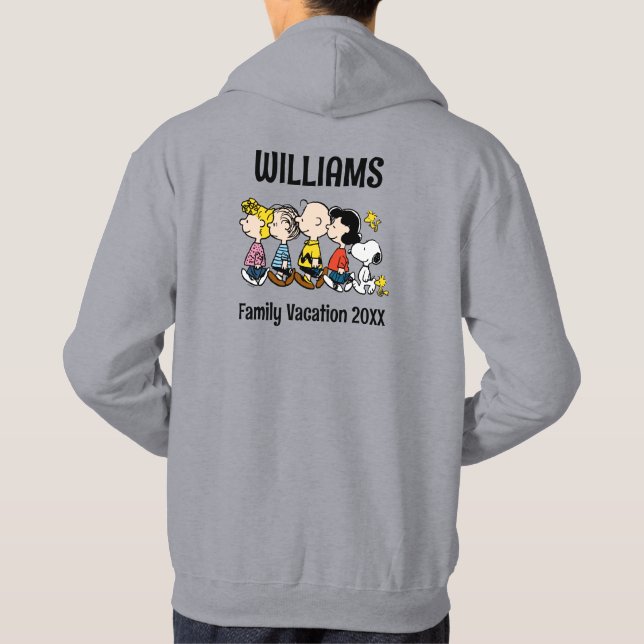 Peanuts Gang Family Vacation Hoodie (Baksida)