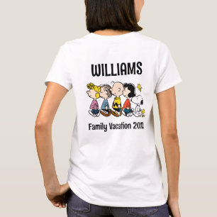 Peanuts Gang Family Vacation T Shirt