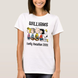 Peanuts Gang Family Vacation T Shirt