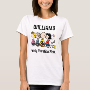 Peanuts Gang Family Vacation T Shirt