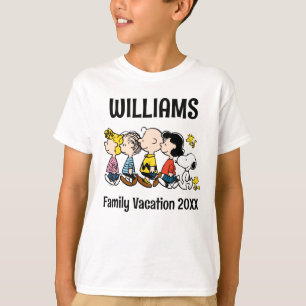 Peanuts Gang Family Vacation T Shirt