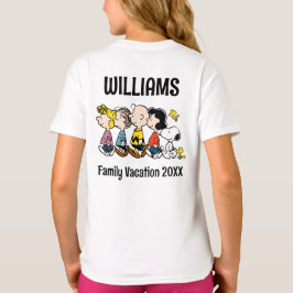 Peanuts Gang Family Vacation T Shirt