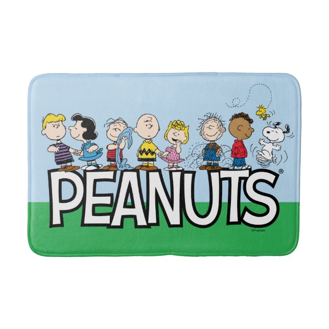 Peanuts Gang Group Lineup Badrumsmatta (Framsidan)