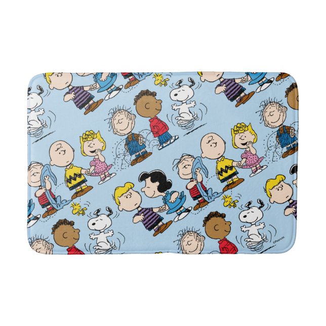 Peanuts Gang Group Lineup Badrumsmatta (Framsidan)