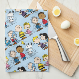 Peanuts Gang Group Lineup Kökshandduk