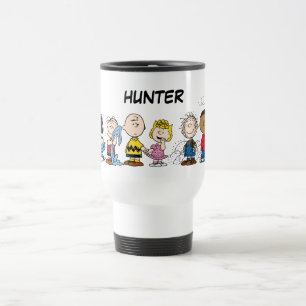 Peanuts Gang Group Lineup Lägg till ditt namn Resemugg