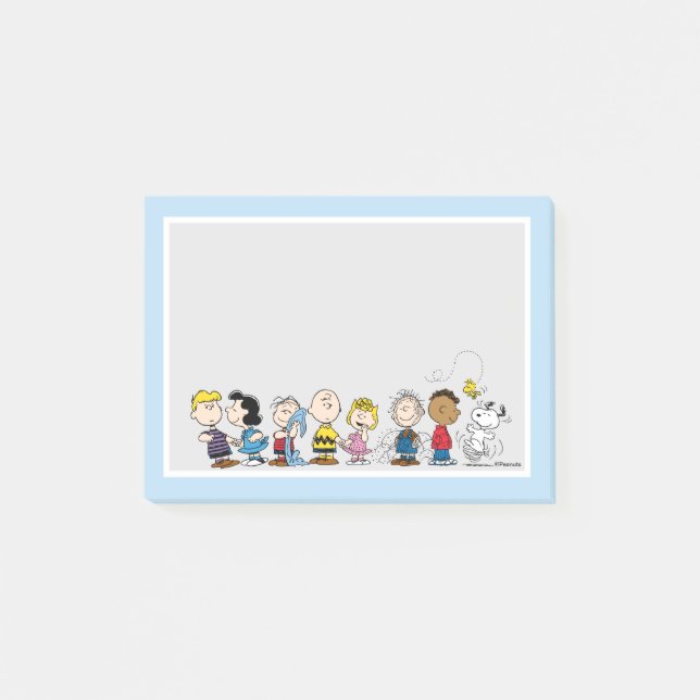 Peanuts Gang Group Lineup Post-it Block (Framsida)