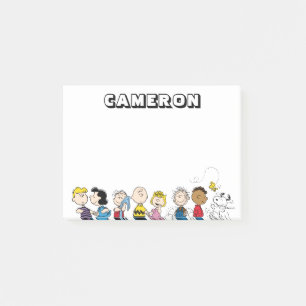 Peanuts Gang Group Lineup Post-it Block