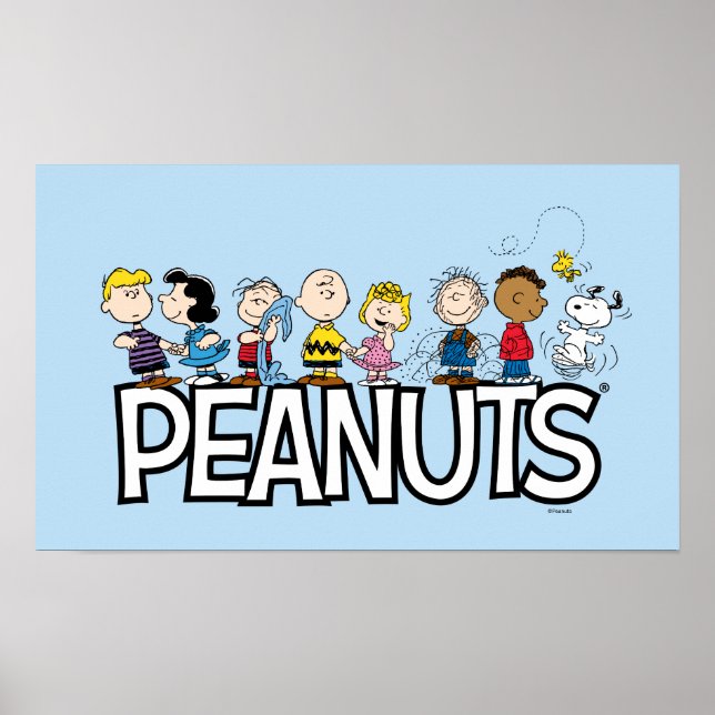 Peanuts Gang Group Lineup Poster (Framsidan)