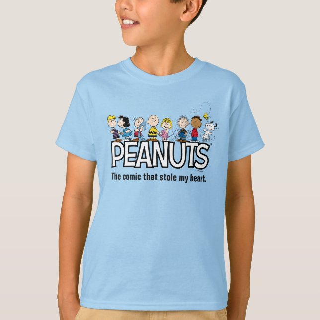 Peanuts Gang Group Lineup T Shirt (Framsida)