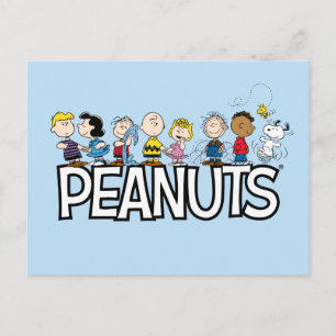 Peanuts Gang Group Lineup Vykort