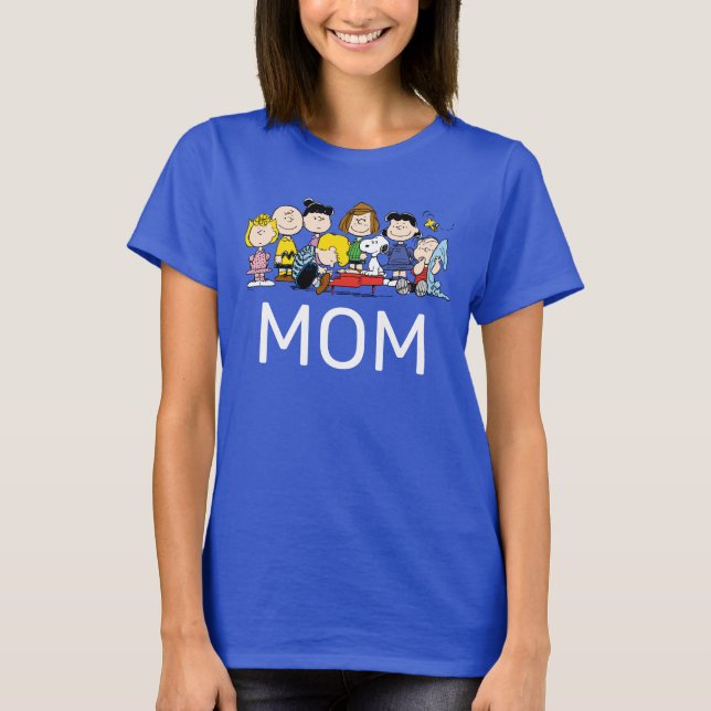 Peanuts Gang | Jag är Mamma T Shirt (Framsida)