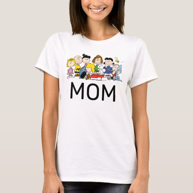 Peanuts Gang | Jag är Mamma T Shirt (Framsida)