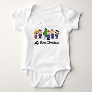 Peanuts Gang - Min första jul Baby Bodysui T Shirt