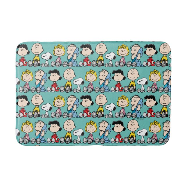 Peanuts Gang Sitta Together Badrumsmatta (Framsidan)