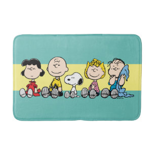 Peanuts Gang Sitta Together Badrumsmatta