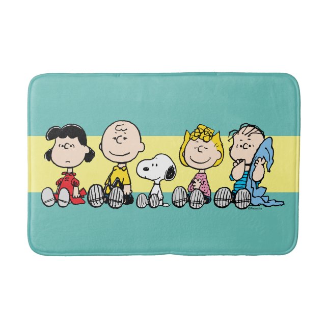 Peanuts Gang Sitta Together Badrumsmatta (Framsidan)