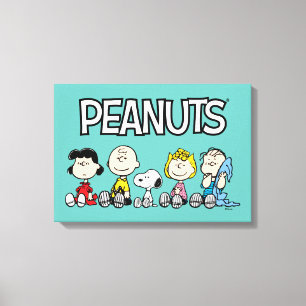 Peanuts Gang Sitta Together Canvastryck