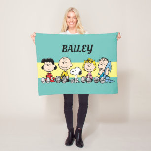 Peanuts Gang Sitta Together Fleecefilt
