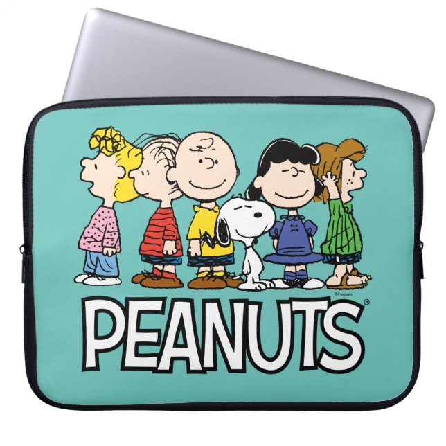 Peanuts Gang Sitta Together Laptop Fodral (Framsidan)