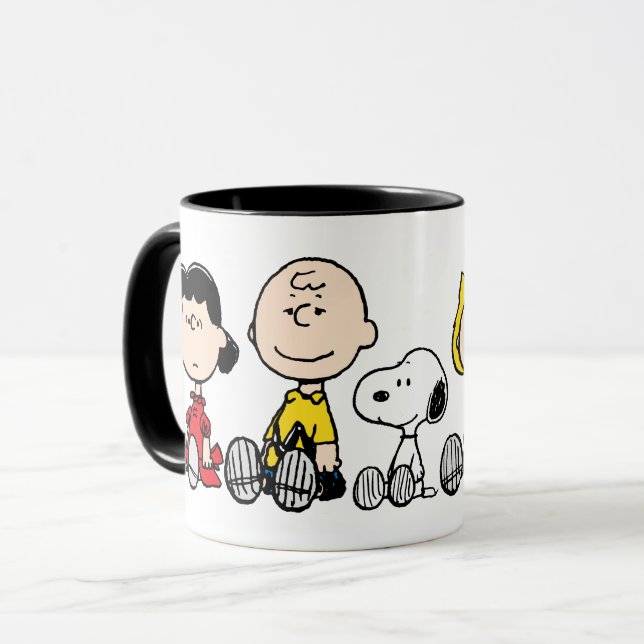 Peanuts Gang Sitta Together Mugg (Framsida vänster)