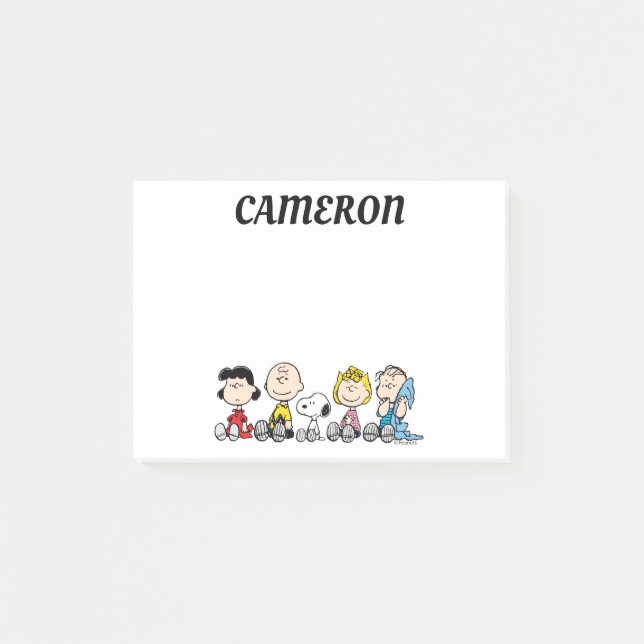 Peanuts Gang Sitta Together Post-it Block (Framsida)