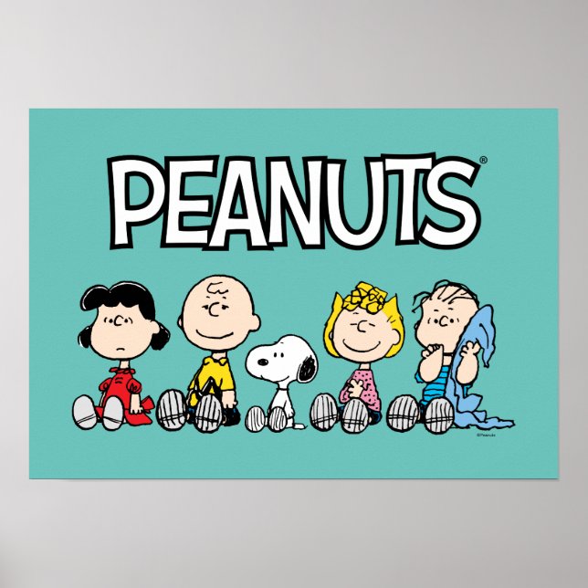 Peanuts Gang Sitta Together Poster (Framsidan)