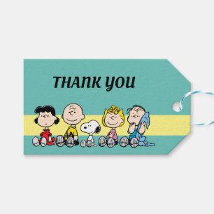 Peanuts Gang Sitta Together Presentetikett