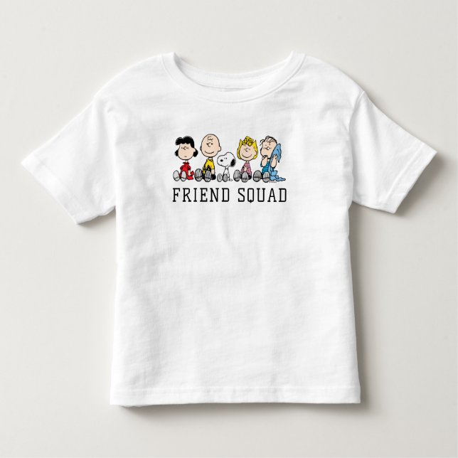 Peanuts Gang Sitta Together T Shirt (Framsida)